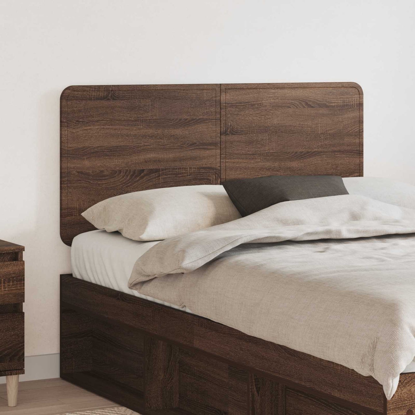 JUNG Vida Kopfteil mit Kopfteil Braun Eichen-Optik 120 cm Holzwerkstoff