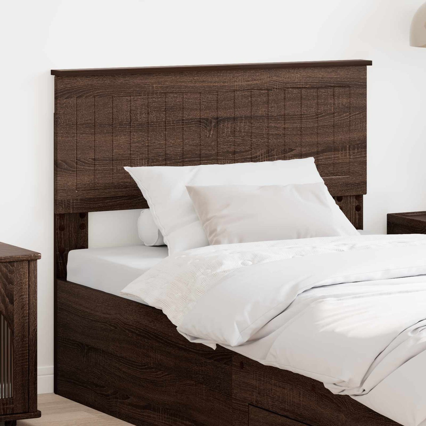 JUNG Vida Kopfteil mit Kopfteil Braun Eichen-Optik 100 cm Holzwerkstoff