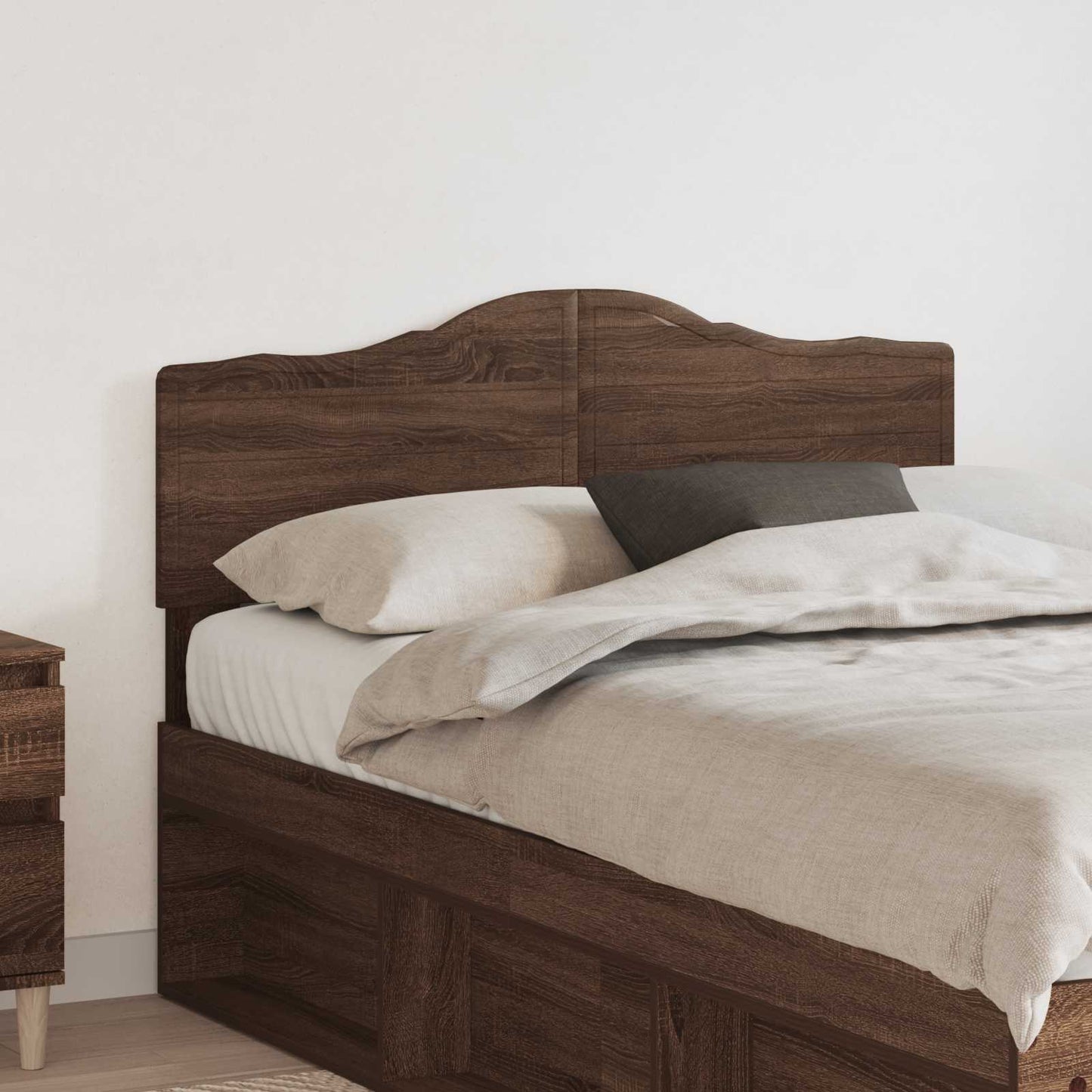 JUNG Vida Kopfteil mit Kopfteil Braun Eichen-Optik 135 cm Holzwerkstoff