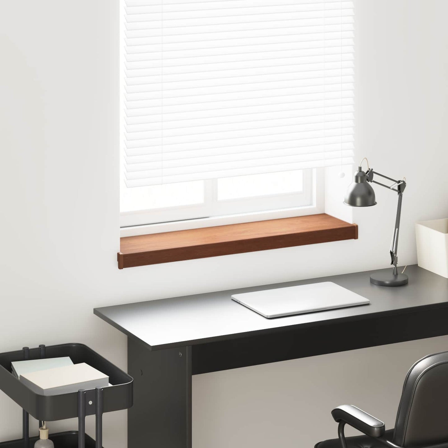 JUNG Vida Fensterbank Braunes Holz 100 x 20 x 4,5 cm PVC