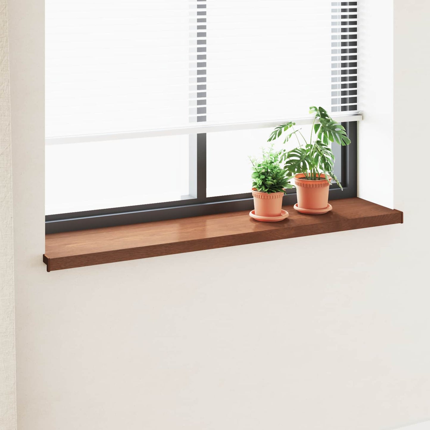 JUNG Vida Fensterbank Braunes Holz 160 x 35 x 4,5 cm PVC