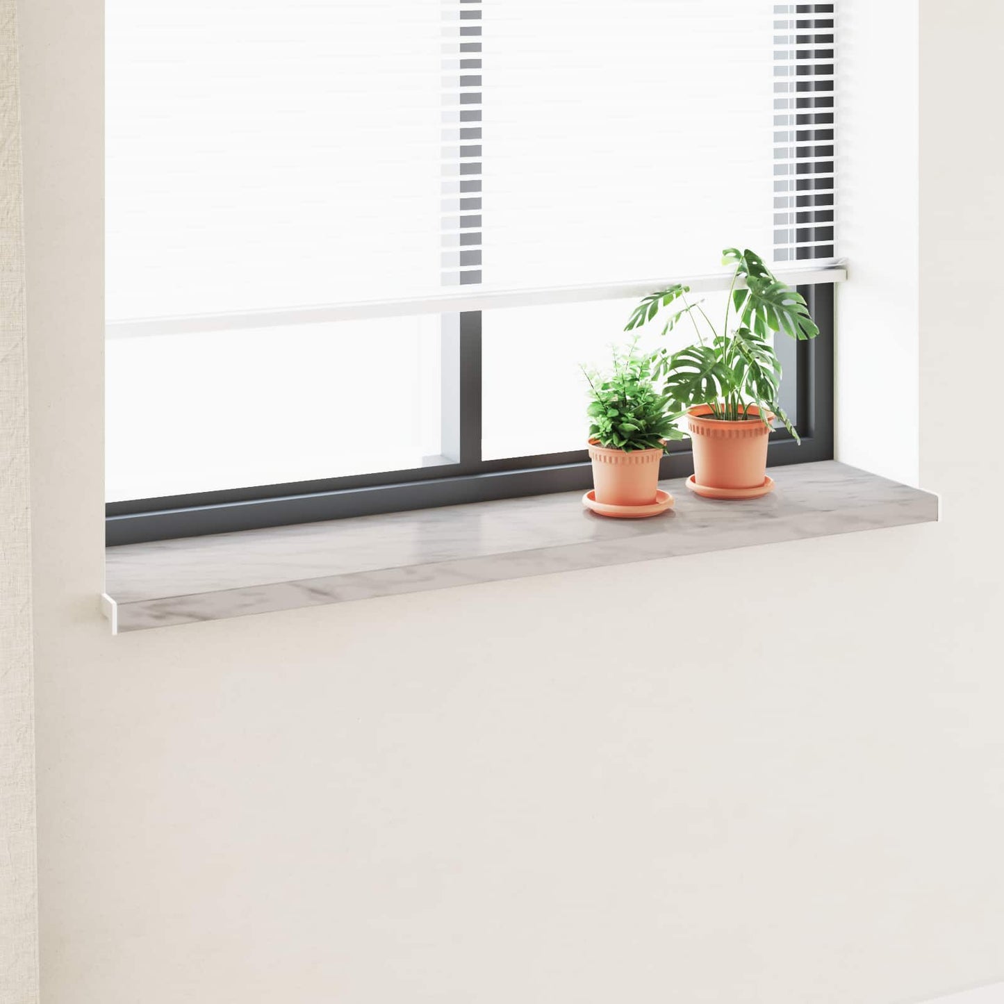 JUNG Vida Fensterbank Marmor Text -enure 120 x 30 x 4,5 cm PVC