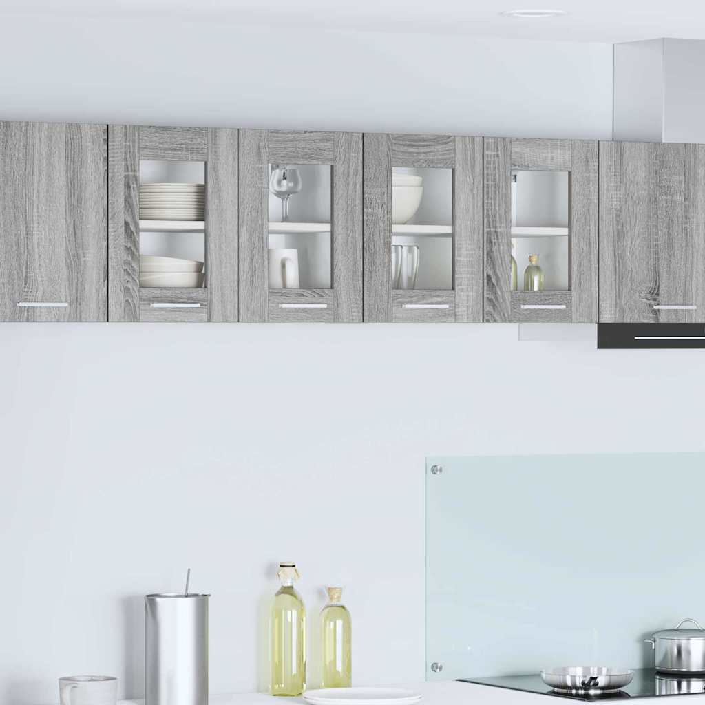 JUNG Vida Hängeschrank Graues Sonoma 60 x 31 x 40 cm Holzwerkstoff