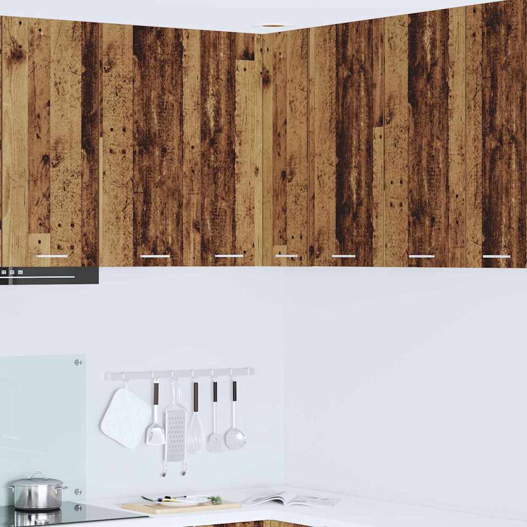 JUNG Vida Hängeschrank Altes Holz und Weiß 57 x 57 x 80 cm Holzwerkstoff