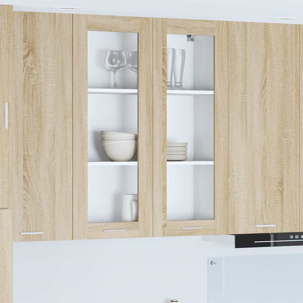 JUNG Vida Hängeschrank Sonoma-Eiche 80 x 31 x 100 cm Holzwerkstoff