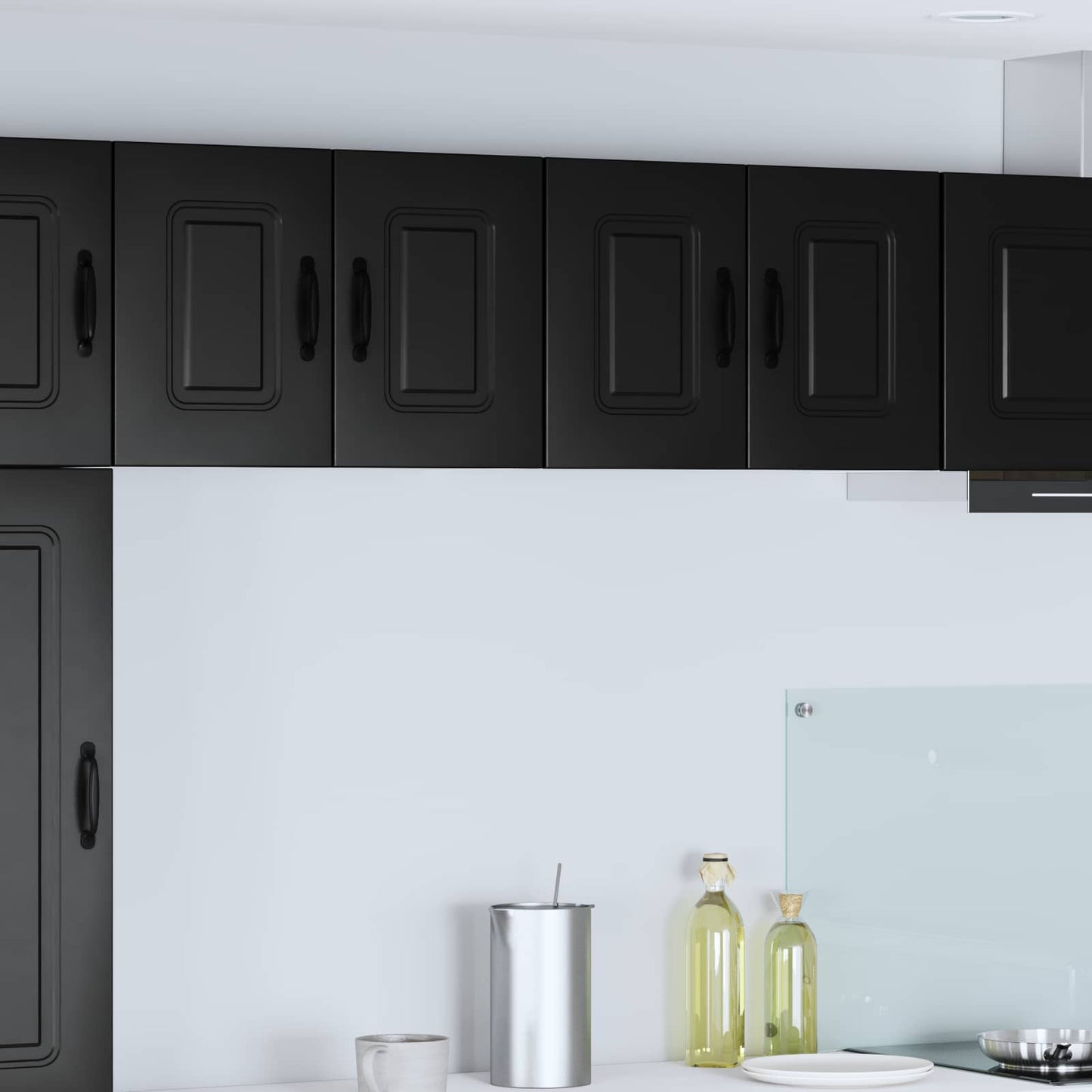 JUNG Vida Küchenschrank mit Speicher Kalmar 2 pcs Schwarz 60 x 31 x 40 cm
