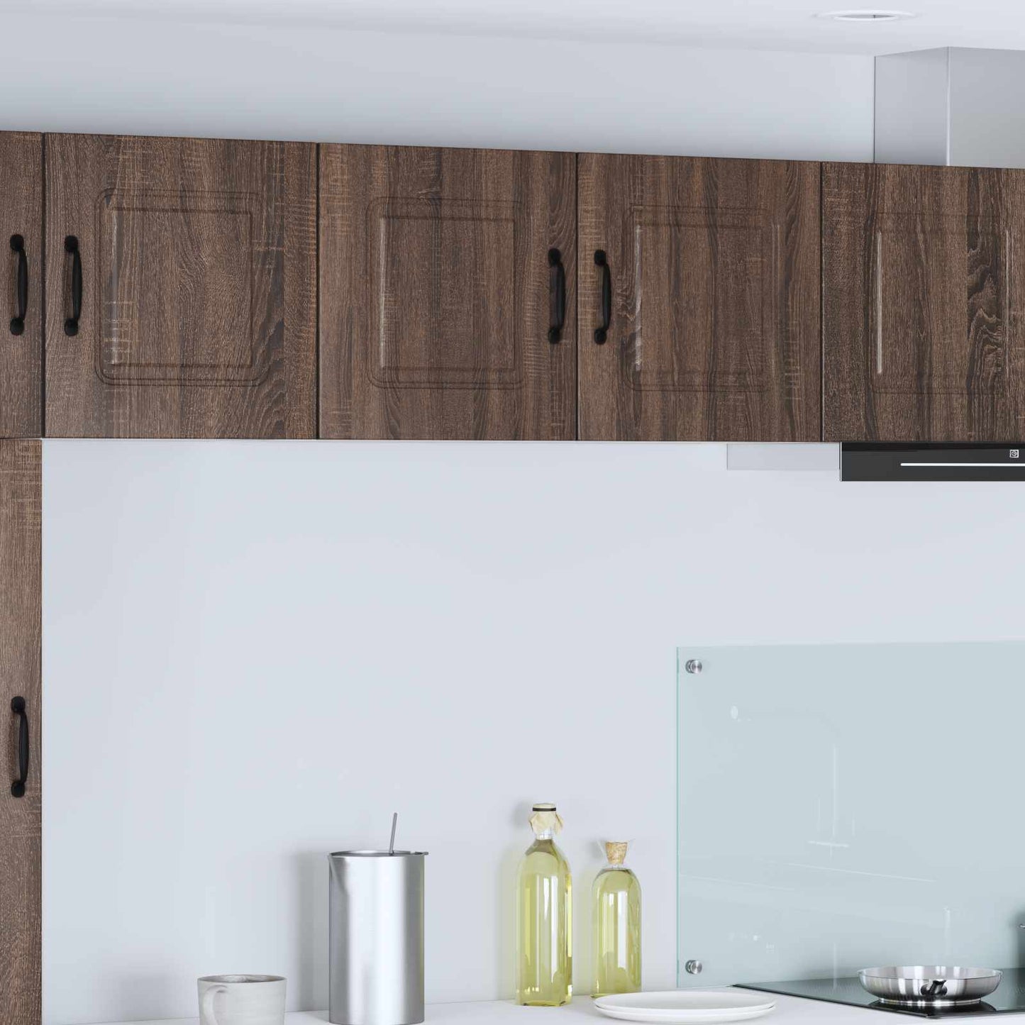JUNG Vida Küchenschrank Kalmar Braun Eichen-Optik 80 x 31 x 40 cm