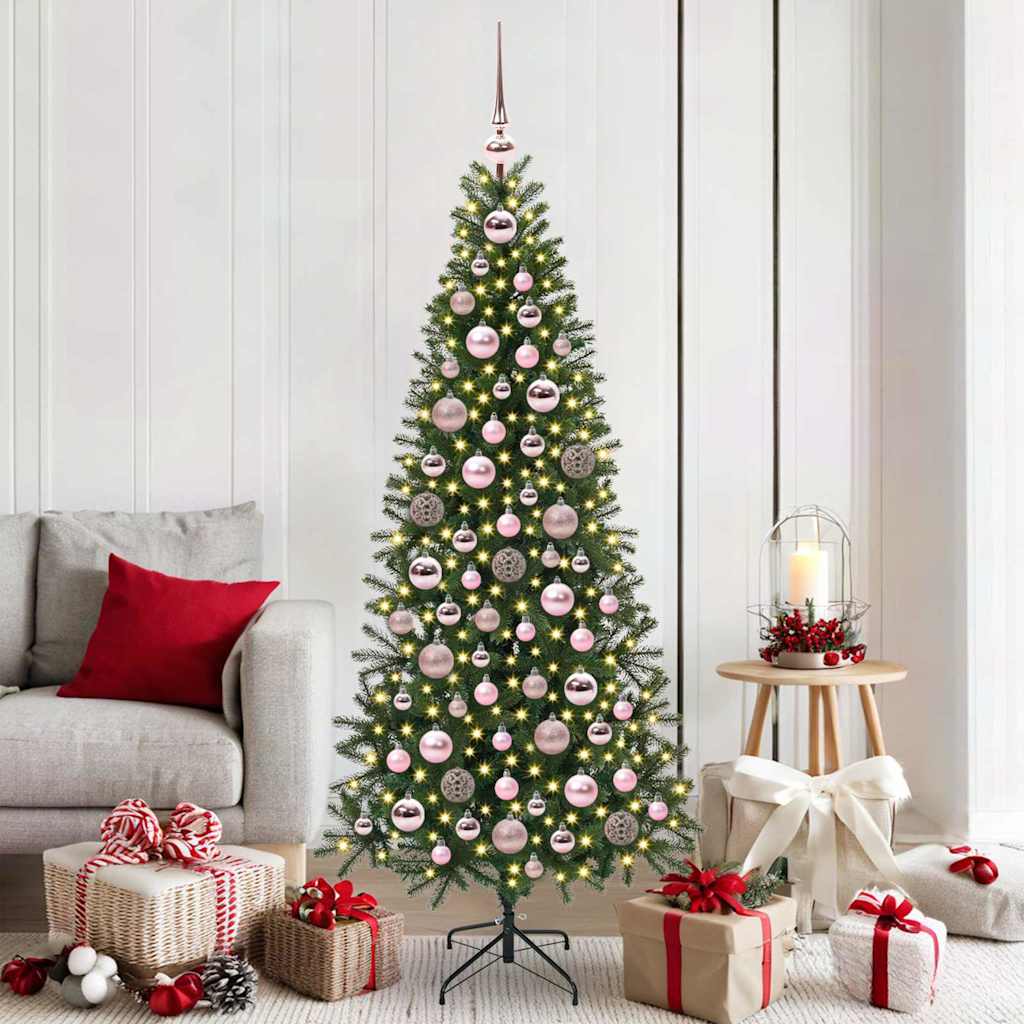 JUNG Vida Weihnachtskugel-Set mit 300 LEDs 120 pcs Rosa Kunststoff