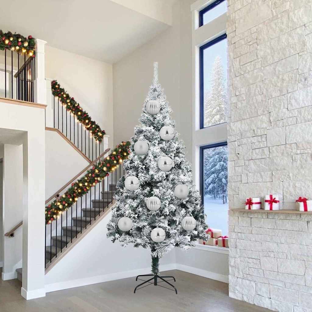 JUNG Vida Weihnachtsbaumkugel Set XXL 3 pcs Silber Kunststoff