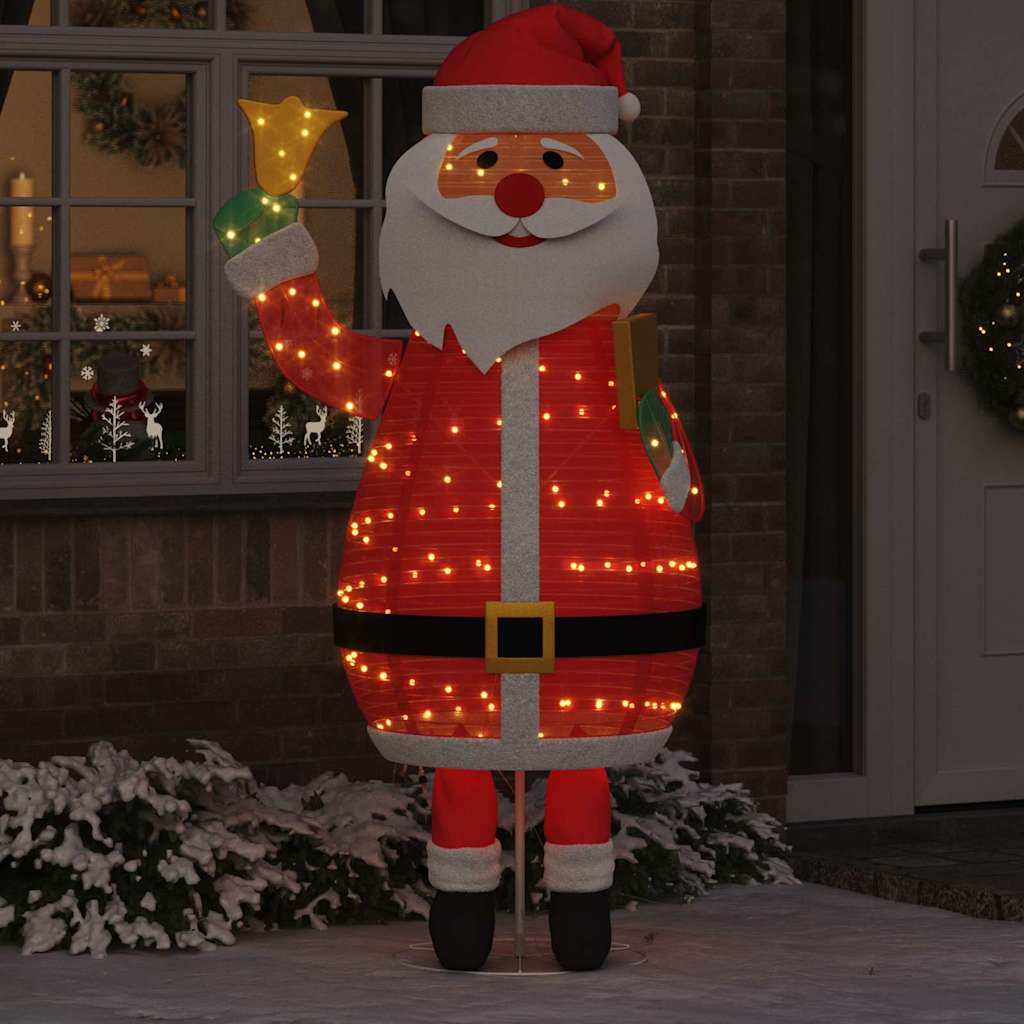 JUNG Vida Weihnachtsmann mit 200 LEDs Warmes Weiß 100 x 180 cm Stoff