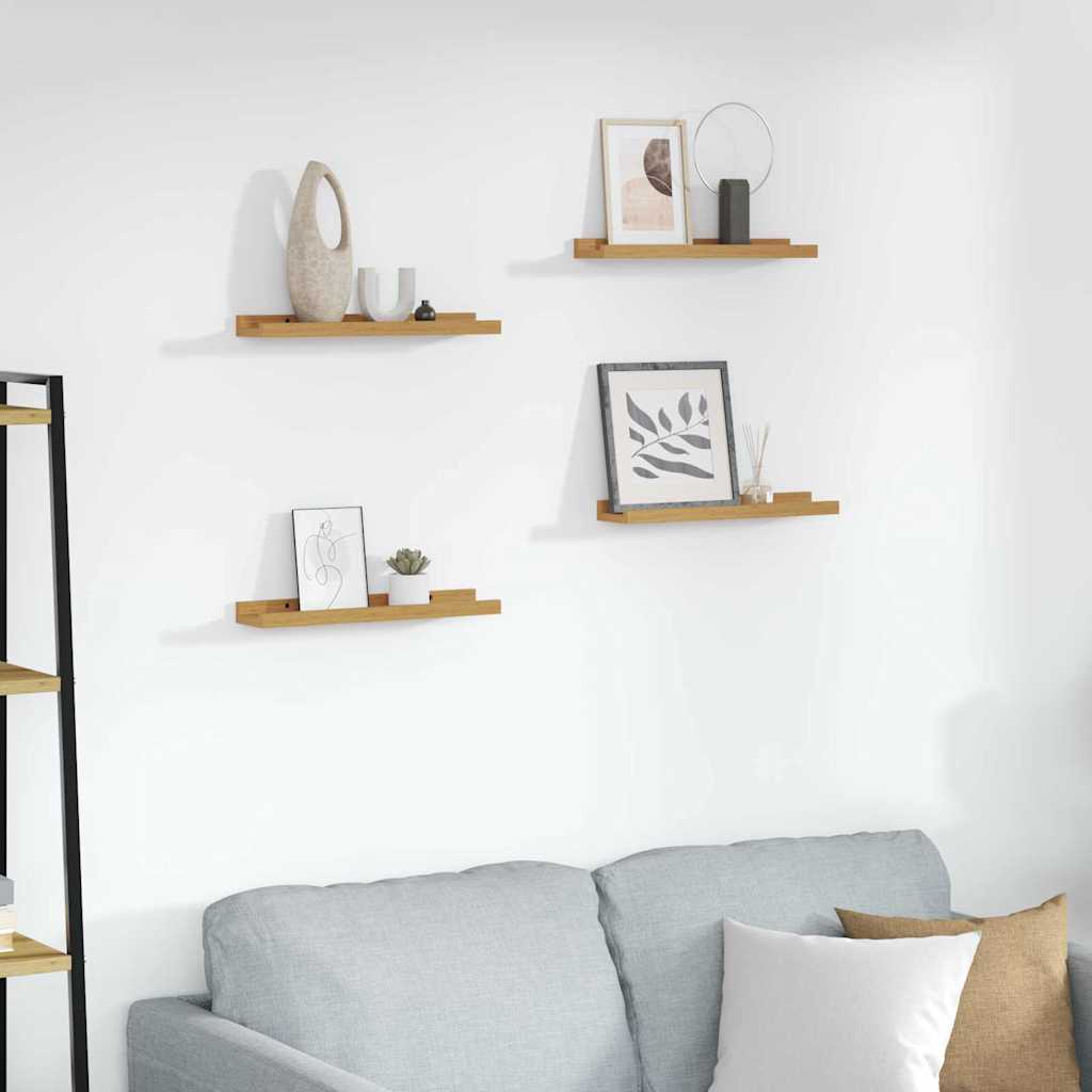 JUNG Vida Wandregal mit Regal 4 pcs Beige 40 x 9 x 3 cm Holzwerkstoff