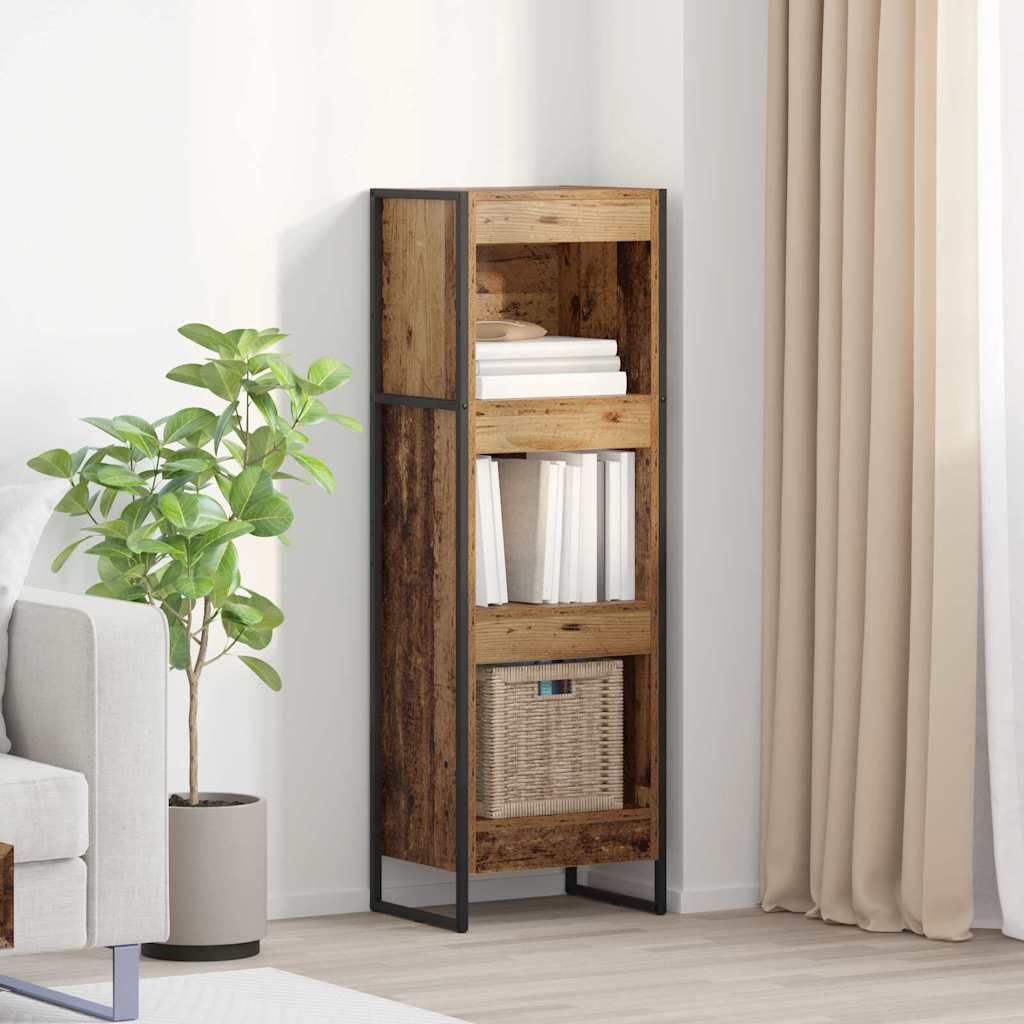 JUNG Vida Bücherregal Altholz 80 x 30 x 155 cm Holzwerkstoff