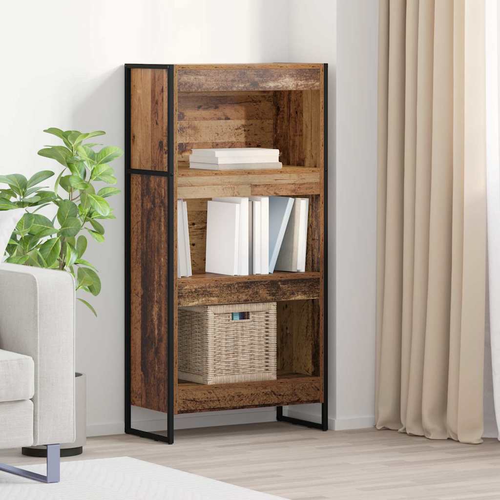 JUNG Vida Bücherregal Altholz 80 x 30 x 155 cm Holzwerkstoff