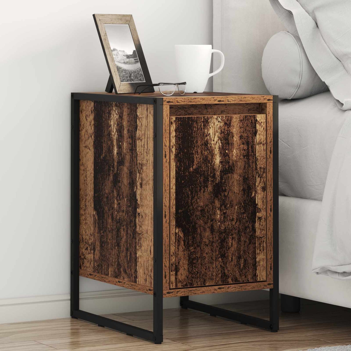 JUNG Vida Nachttisch Altholz 39,5 x 30 x 50 cm Holzwerkstoff