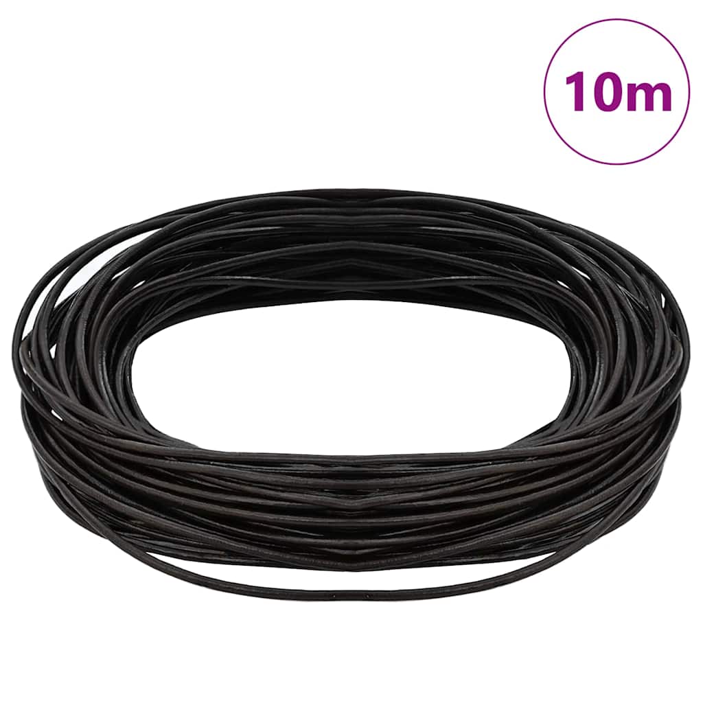 JUNG Vida Leder Schnur Dunkelbraun Ø1 mm x 10 m Leder