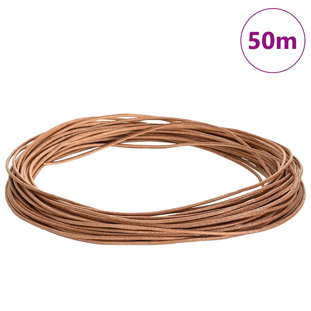 JUNG Vida Leder Schnur Braun Ø2 mm x 50 m Leder