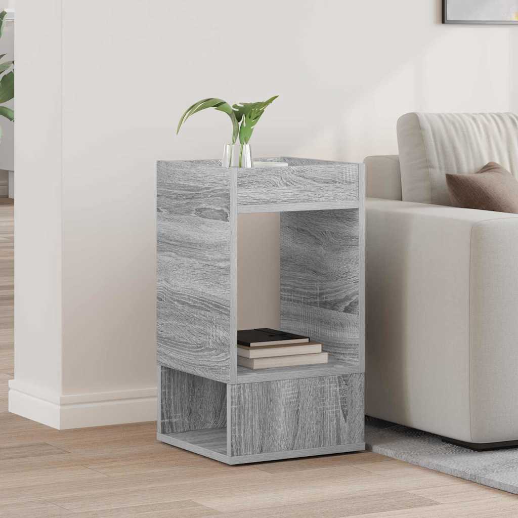 JUNG Vida Beistelltisch Graues Sonoma 30 x 30 x 56 cm Holzwerkstoff