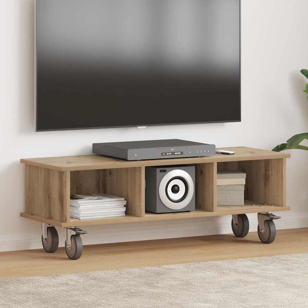 JUNG Vida TV-Ständer Artisan-Eiche 100 x 35 x 35 cm Holzwerkstoff