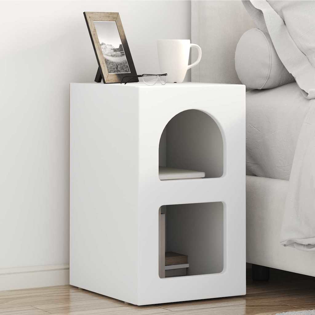 JUNG Vida Nachttisch 2 pcs Weiß 29,5 x 33,5 x 50 cm Holzwerkstoff