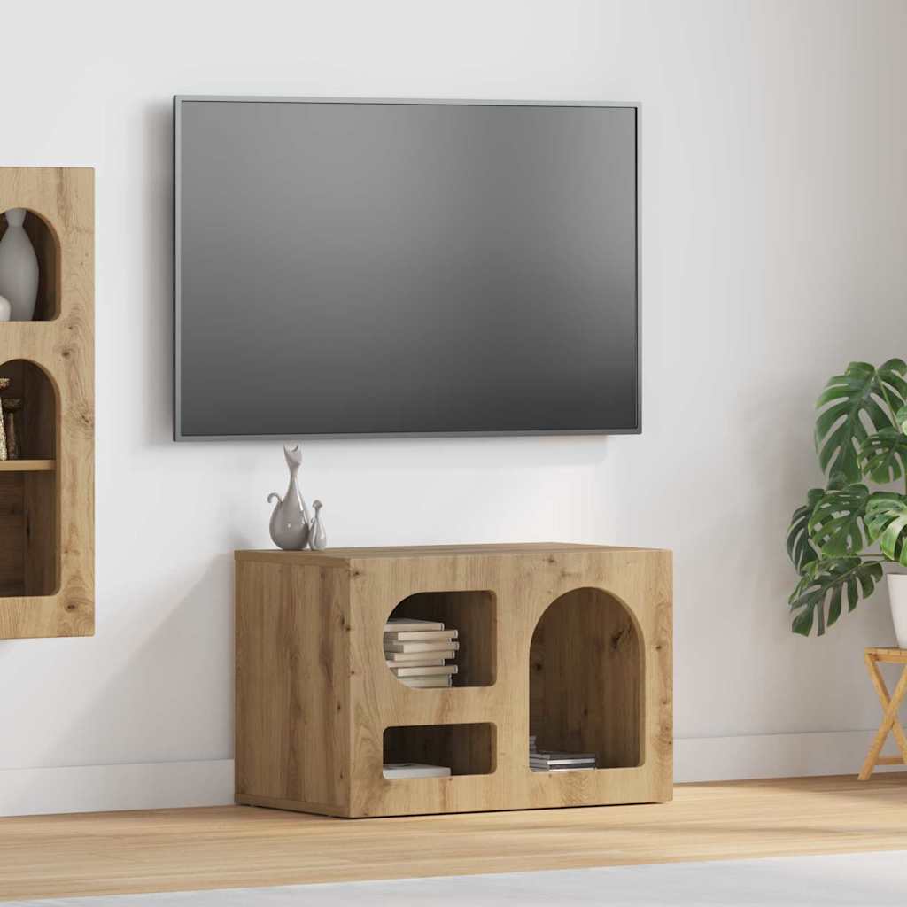 JUNG Vida TV-Schränk Artisan-Eiche 60 x 35 x 40 cm Holzwerkstoff
