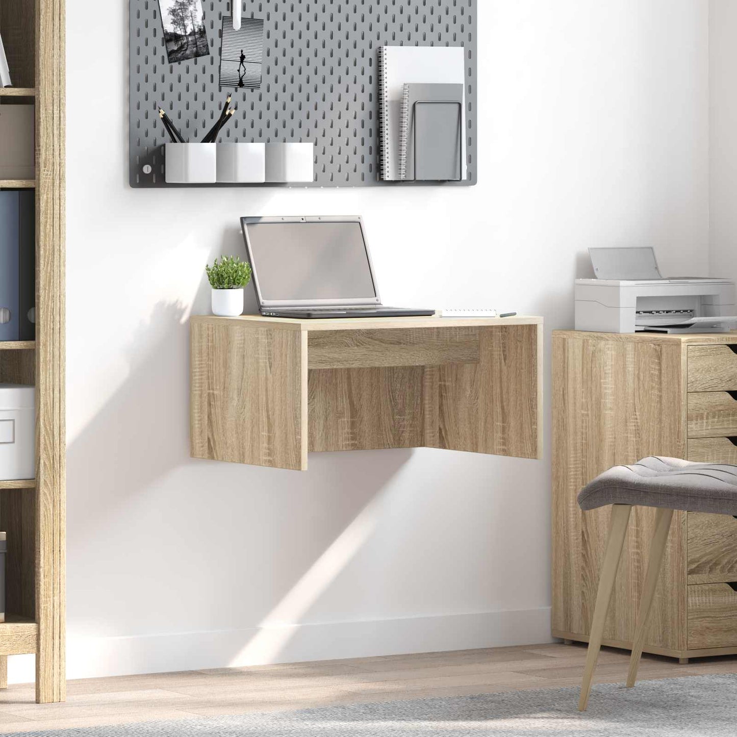 JUNG Vida Wandtisch Sonoma-Eiche 60 x 45 x 30 cm Holzwerkstoff