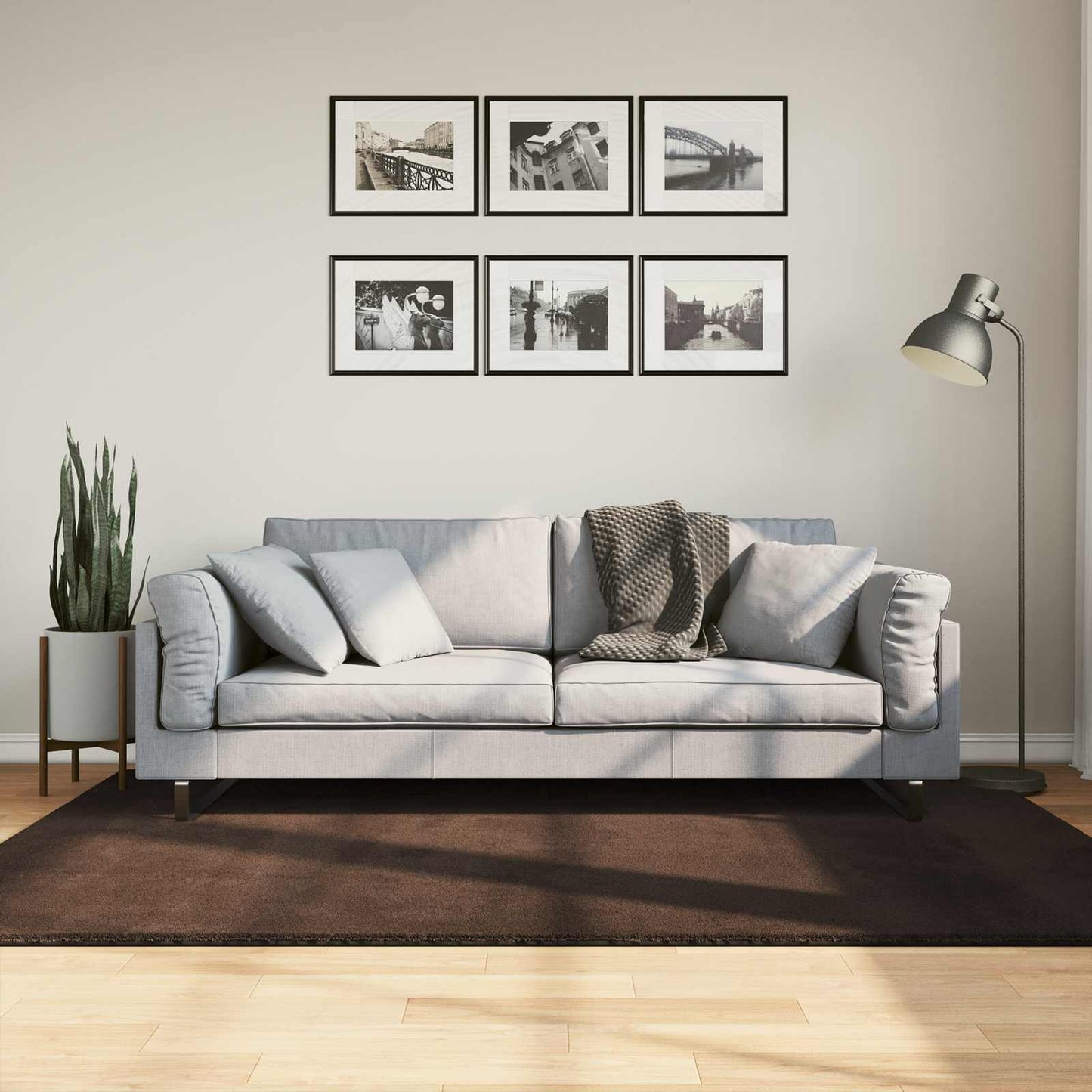 JUNG Vida Bereichsteppiche HUARTE Braun 200 x 140 cm Polyester