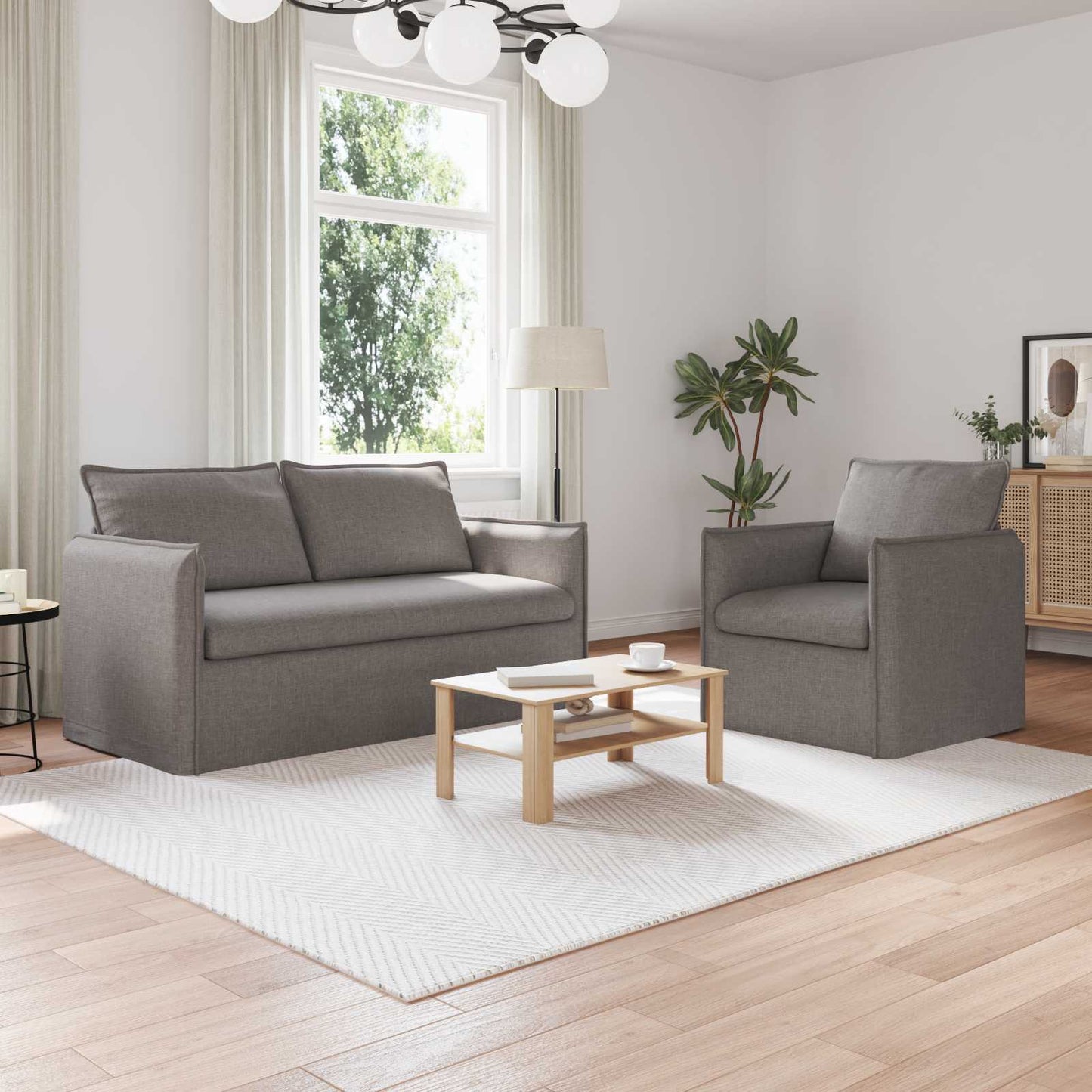 JUNG Vida Sofa 2 pcs Taupe