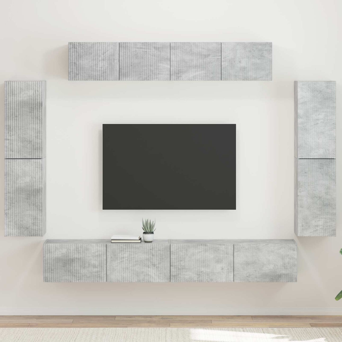 JUNG Vida TV-Schränk 8 pcs Beton Grau