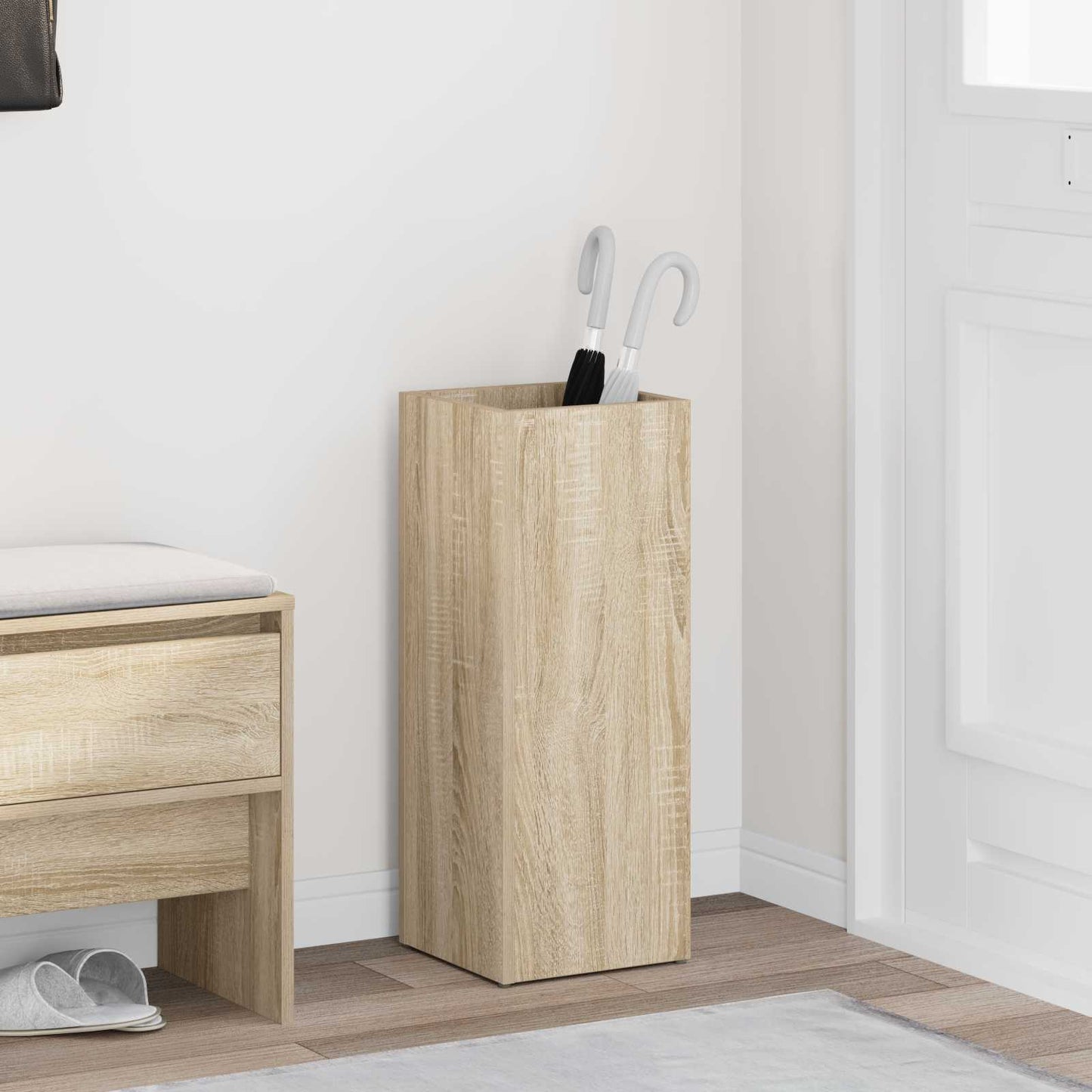 JUNG Vida Sonnenschirmhalter Sonoma-Eiche 25 x 24,5 x 64 cm Holzwerkstoff
