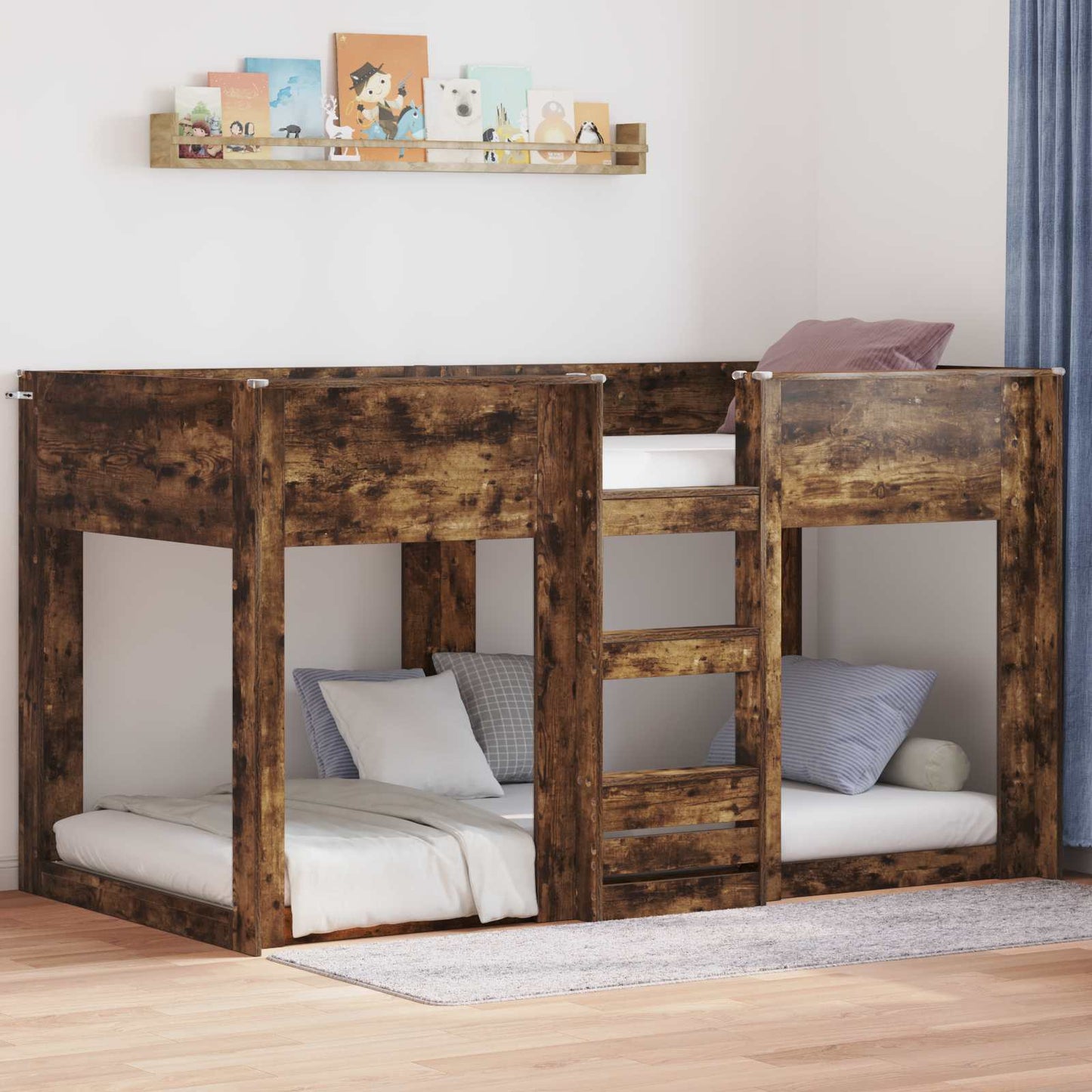 JUNG Vida Etagenbett für Kinder Geräucherte Eiche 100 x 200 cm