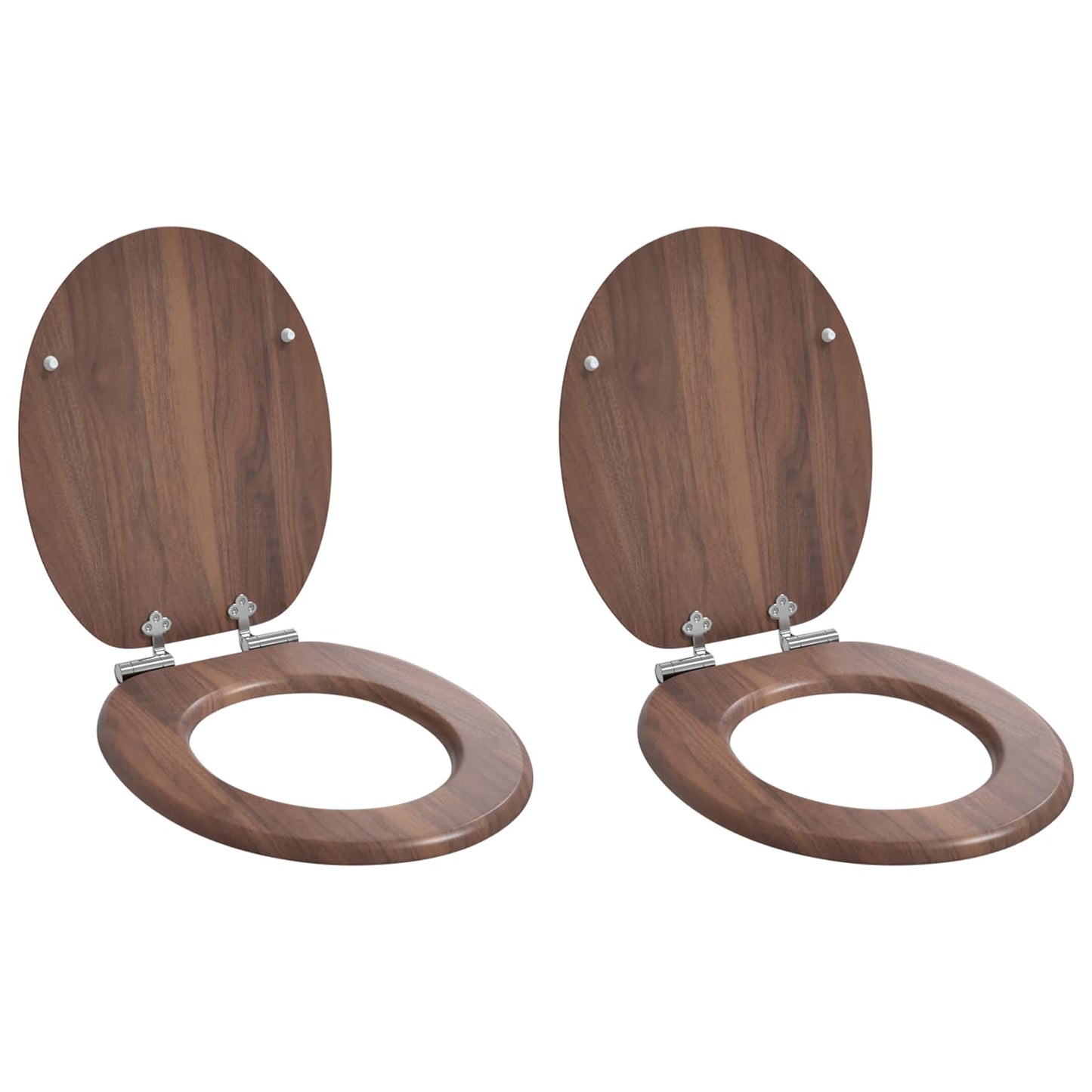 JUNG Vida Toilettensitz 2 pcs Braun 44 x 38 cm MDF-Platte
