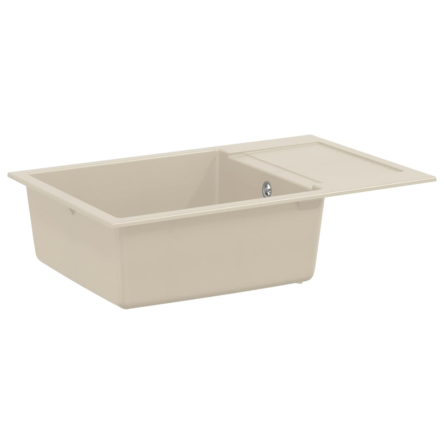 JUNG Vida Waschbecken Beige 780 x 500 mm 80% Quarz und 20% Harz