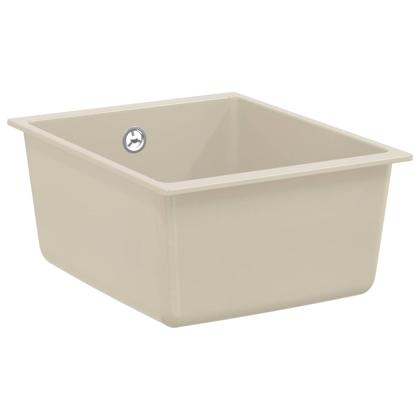 JUNG Vida Waschbecken Beige 370 x 460 mm 80% Quarz und 20% Harz