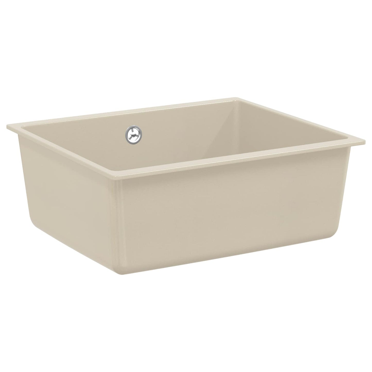 JUNG Vida Waschbecken Beige 530 x 460 mm 80% Quarz und 20% Harz