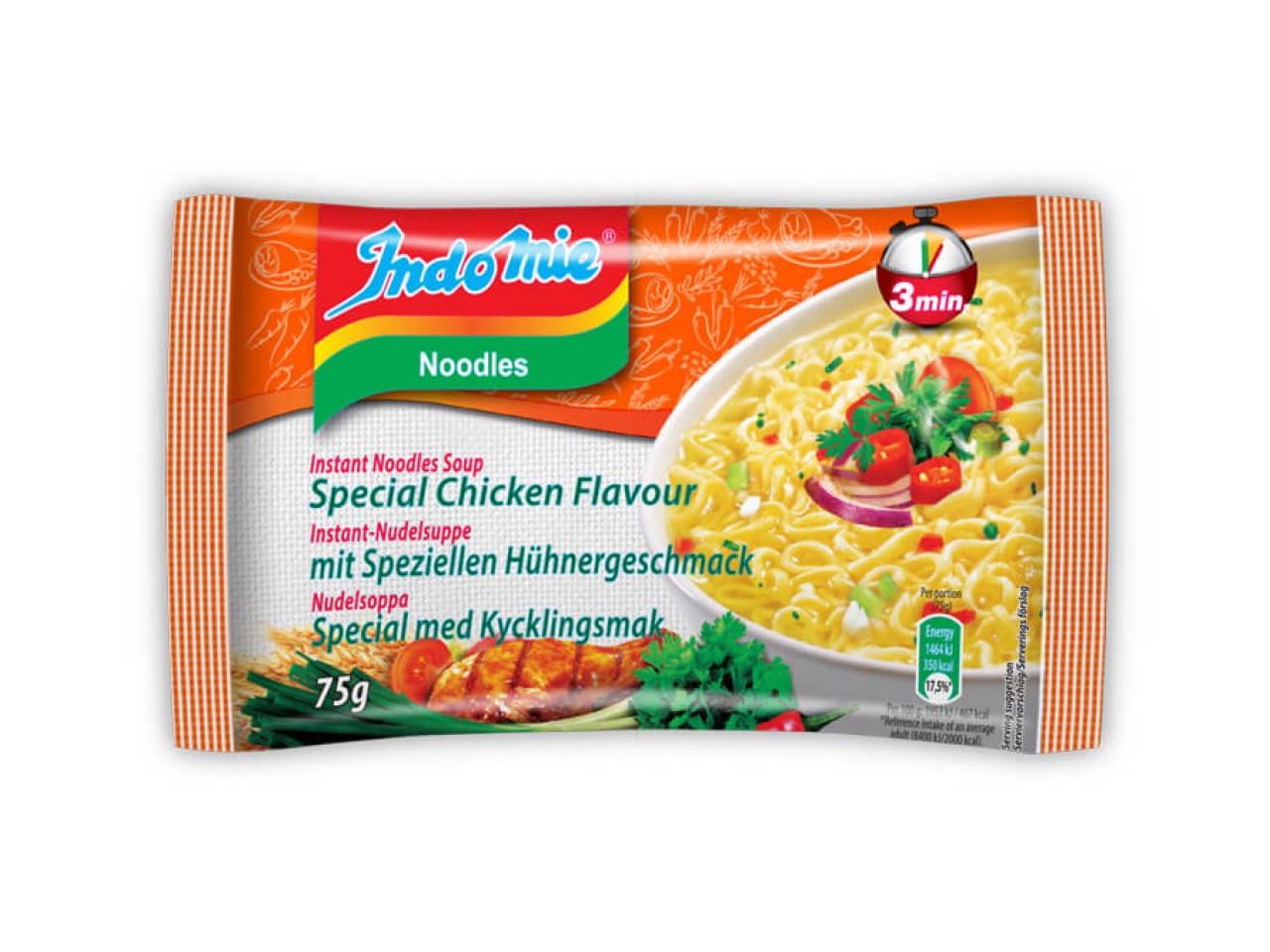 Indomie Hähnchen Nudelprodukt 350g Nudeln Pasta