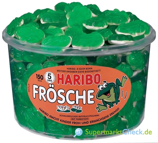 Haribo Frösche süße Spezialität 100g Süßware Snack