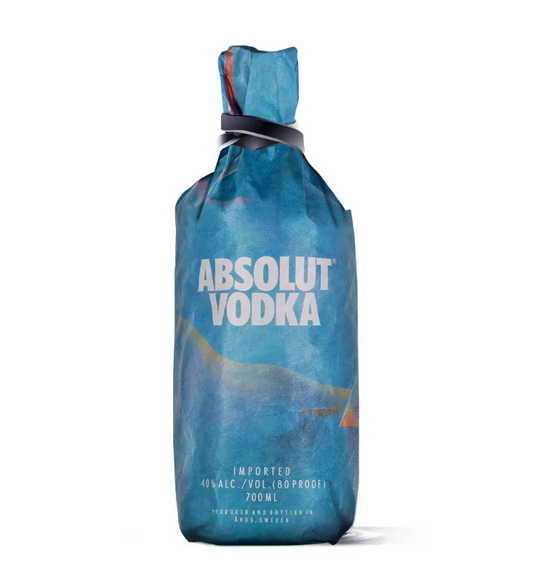 Absolut Vodka Lightning 0,7L | 40% Vol | Limited China Edition 2019 | Paper Wraps Wodka | Sammler Vodka Flasche | Chinesisch Vodka | Sammlerstück |