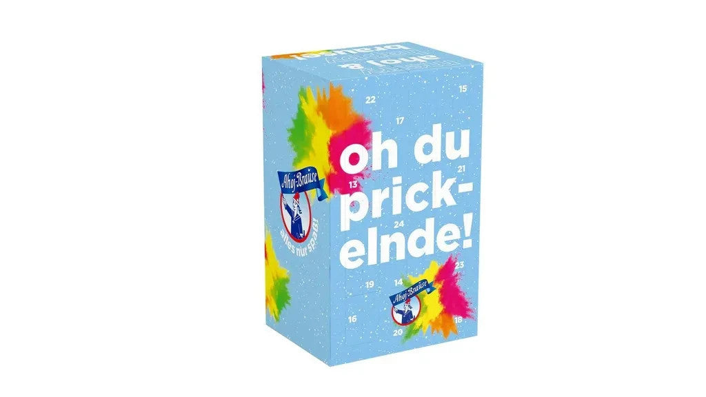 Ahoj Brause Adventskalender 2025 Mix Boxen – Oh du prickelnde Advents Kalender, Limitierte Edition mit Überraschungen, Vegan, Weihnachtsgeschenk