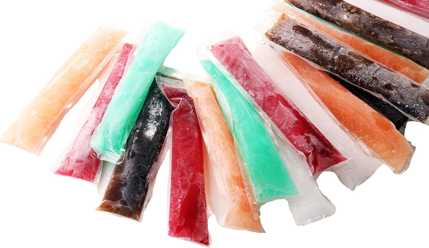 Alaska XXL Wassereis Vorrat 10 Liter Frucht Eis Stangen 200 Stück Mix kalorienarm vegan glutenfrei laktosefrei fruchtig frisch Sommer Eis Vorratspackung Großpackung Tiefkühl Eisportionen