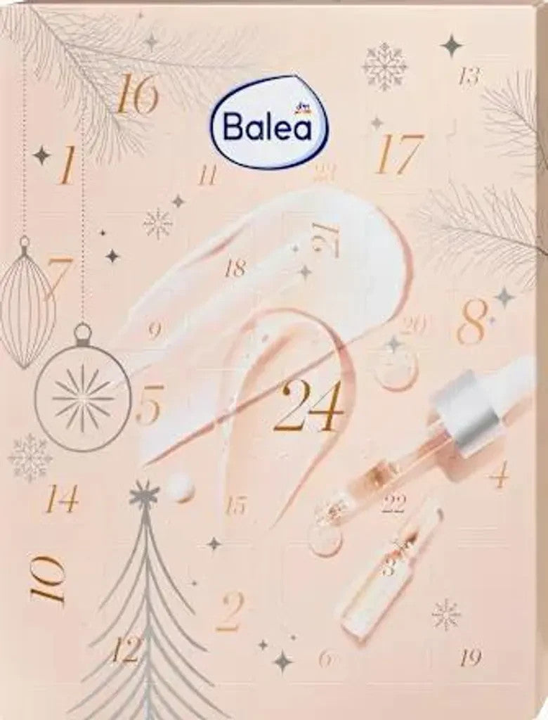Balea Pflege Adventskalender 2025 Frauen - Luxus Skincare Edition, Gesichts-Pflege, Pflege Advent,  Peelingkalender, für Damen und Frau (WERT : 120 €)