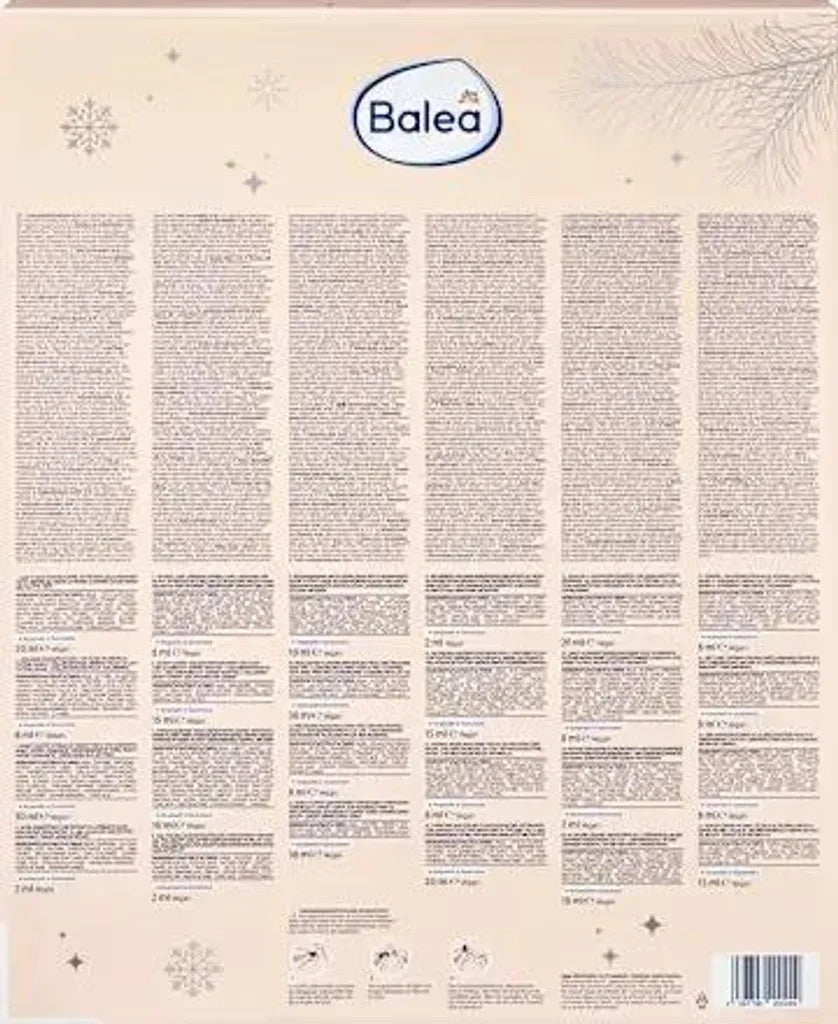 Balea Pflege Adventskalender 2025 Frauen - Luxus Skincare Edition, Gesichts-Pflege, Pflege Advent, Peelingkalender, für Damen und Frau (WERT : 120 €)