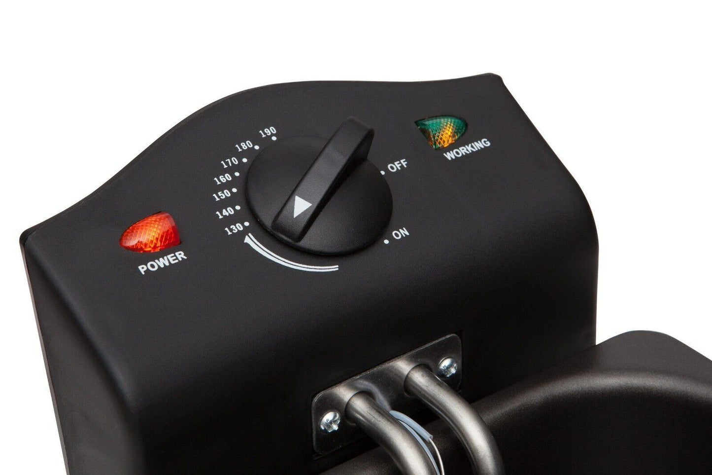 Blaupunkt MEN761 Fritteuse mit Öl, 3 Liter, 2000W Leistung, Antihaftbeschichtung, integrierter Geruchsfilter, Thermostatsteuerung, kompakte elektrische Fritteuse für knusprige Speisen