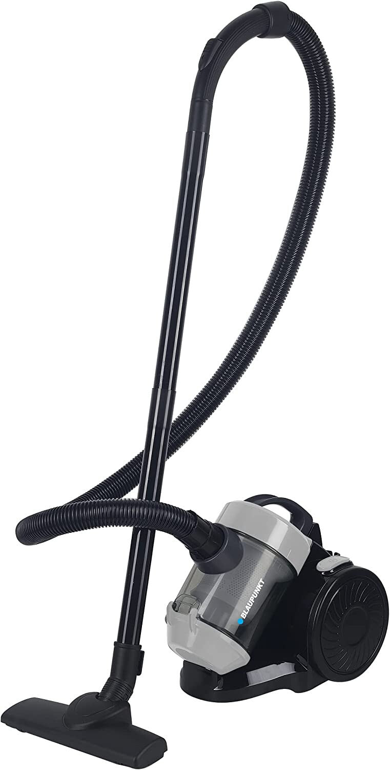 Blaupunkt MEN789 Beutelloser Zyklon-Staubsauger, 800W, 2L Fassungsvermögen, leise, umweltfreundlich, HEPA Filter, für Teppich und Hartböden, kompaktes Design, hohe Flexibilität, ergonomisch, praktisch