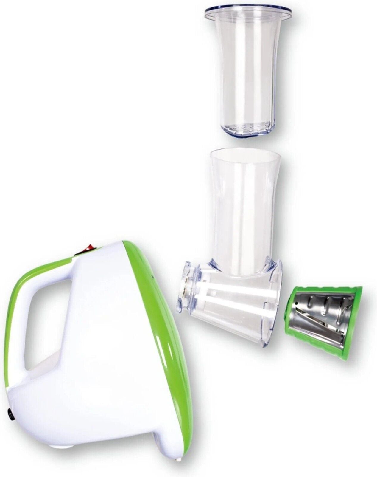 Blaupunkt VS-150 Wiederaufladbarer Elektrischer Gemüseschneider – 150 W, Kabellose Nutzung, Edelstahlklingen, Für Gemüse, Obst, Käse, Nüsse, Schneiden, Reiben, Raspeln, Flexible Küche, Leicht zu reinigen