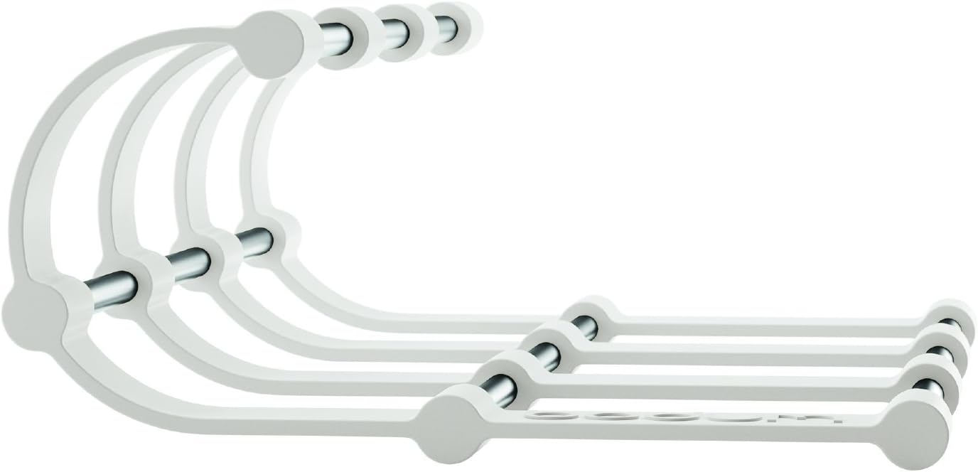 Bodum Bistro Pfannenuntersetzer aus hitzebeständigem Silikon 17 cm rutschfester Topfuntersetzer Schutz für Tisch Arbeitsplatte weiß quadratisch pflegeleicht made in Europe Küchenschutz hitzefest