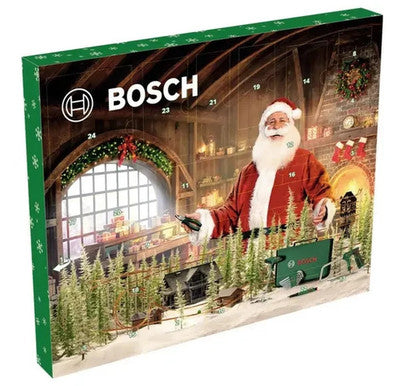 BOSCH DIY Handwerkzeug Adventskalender 2025 mit 41-teilige Werkzeugset, Bügelsäge, Handwerk 1600A039HD, Werkzeug, für Herren und Männer Kalender