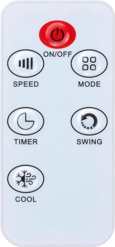 Commodoor Mobile Klimagerät 80W 4L 3in1 Tragbar Klimaanlage, Luftkühler, Ventilator, Luftbefeuchter mit Fernbedienung, leise & energieeffizient 55dB