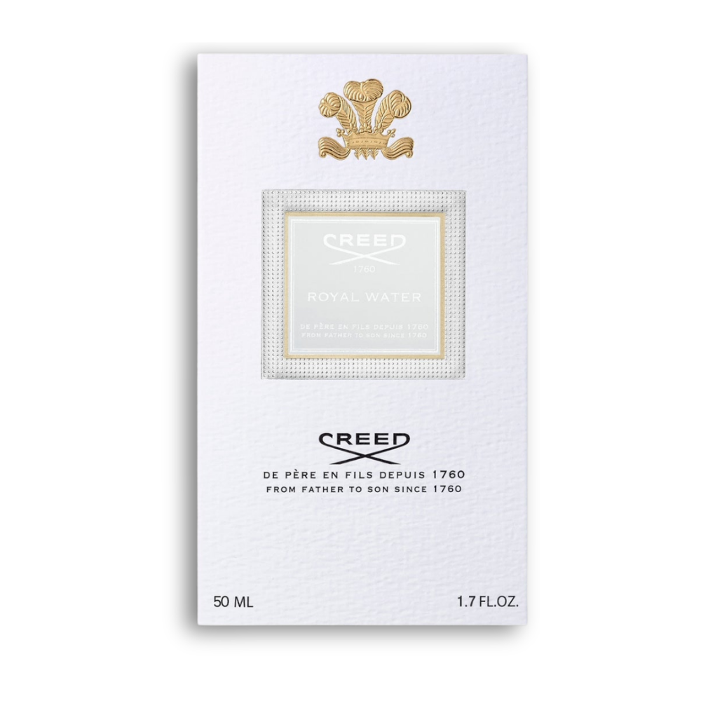 Creed Royal Water Eau de Parfum Spray 50 ml – Luxus Unisex Duft mit Zitrus- und Gewürznoten, Eleganter Parfumklassiker für Damen und Herren, Langanhaltendes Premium-Parfum für den Alltag