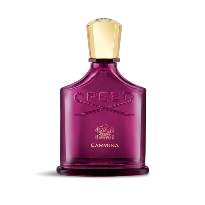 Creed Carmina Damen Eau de Parfum 75 ml – Blumiger Holzig-Moschus Duft, Luxuriöses Nischenparfum für Frauen mit Schwarzkirsche, Rose de Mai und Kaschmirholz – Exklusives EdP Spray