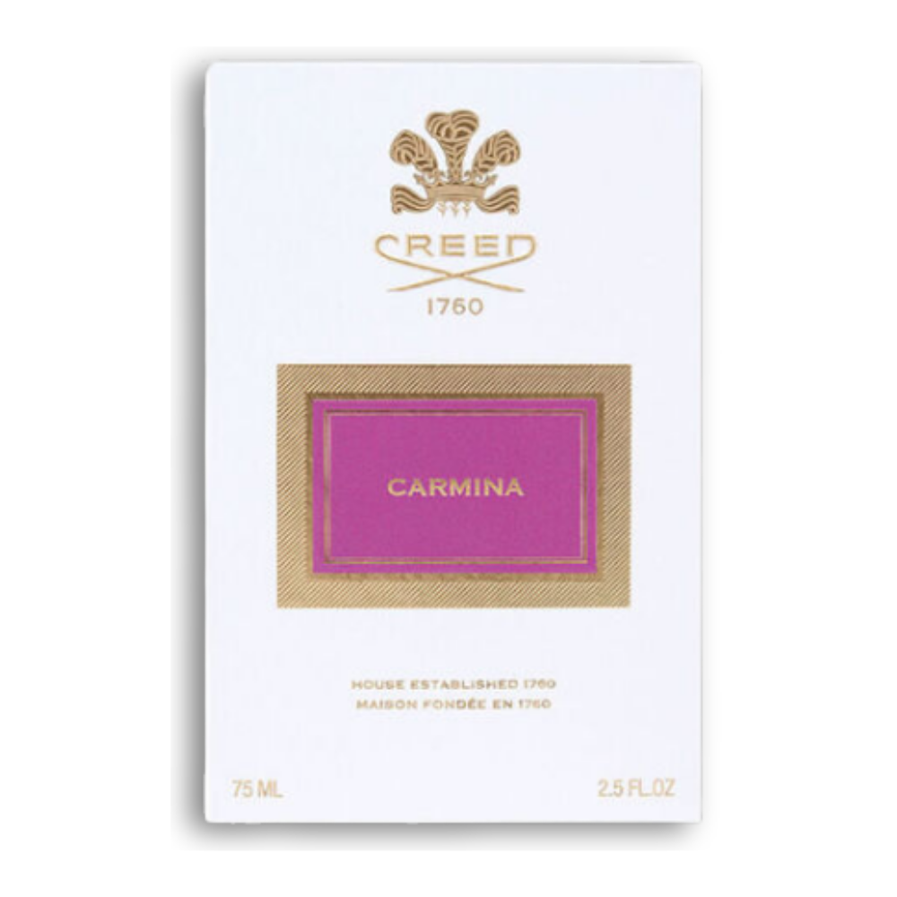 Creed Carmina Damen Eau de Parfum 75 ml – Blumiger Holzig-Moschus Duft, Luxuriöses Nischenparfum für Frauen mit Schwarzkirsche, Rose de Mai und Kaschmirholz – Exklusives EdP Spray